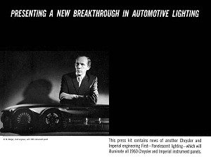 Click here for more information on Chrysler's Panelescent lighting.